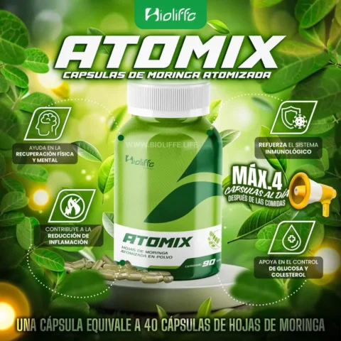 ATOMIX - Cápsulas de Moringa Atomizada