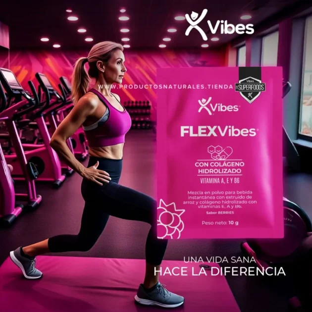 FLEX Vibes Colágeno Hidrolizado Vitamina A, E y B6 - Imagen 3