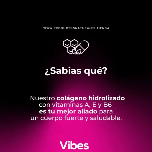 FLEX Vibes Colágeno Hidrolizado Vitamina A, E y B6 - Imagen 2