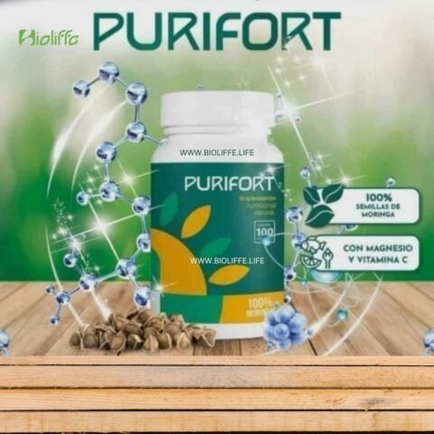Purifort 100 Capsulas de Semilla de Moringa - Imagen 2