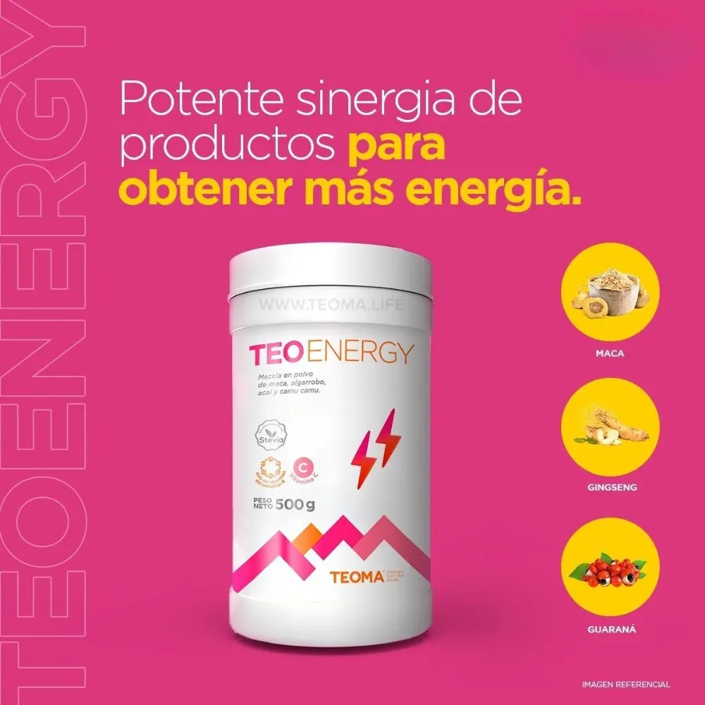 Teo Energy Frasco - Doypack de 500 gramos - Imagen 2
